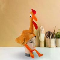 ราคา หมวก Gobbler ไก่งวงตลก หมวกไก่ อุปกรณ์เครื่องแต่งกาย หมวกตุ๊กตา อุปกรณ์ประกอบฉากภาพสำหรับวันหยุด คริสต์มาส ฮาโลวีน ปีใหม่ (1730151544124573797)