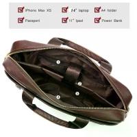 ราคา [COD] WESTAL ผู้ชาย&#กระเป๋าเอกสารผู้ชาย x27#กระเป๋าเอกสารหนังแท้สำหรับผู้ชาย x27; กระเป๋าแล็ปท็อปหนังสำหรับผู้ชาย กระเป๋าถือผู้ชาย (1733751369568912709)