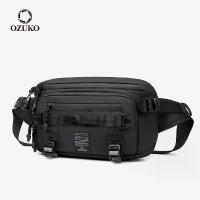 ราคา Ozuko ใหม่ แฟชั่น กันน้ํา ผู้ชาย กระเป๋าคาดเอว กีฬากลางแจ้ง กระเป๋าคาดอก (1732994861212075756)