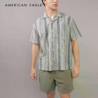 ราคา American Eagle Button-Up Poolside Shirt เสื้อเชิ้ต ผู้ชาย แขนสั้น (NMSH 015-6273-425) (1734216637927425308)