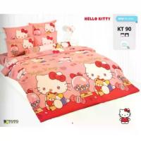 ราคา ชุดผ้าปูที่นอน+ผ้านวม Hello Kitty ลิขสิทธิ์แท้ TOTO การ์ตูน คิตตี้ ผ้าปูที่นอนโตโต้ ลายซานริโอ้ sanrio ผู้หญิง ของแท้ (1734271410314971103)