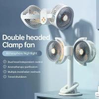 ราคา พัดลมตั้งโต๊ะสองหัว, คลิปหนีบลมแรงสูง, ไฟพัดลม, พัดลมไฟฟ้า, ปรับตั้งโต๊ะแนวตั้ง, พัดลมหมุนเวียนแบบตั้งเวลา, พัดลม USB (1731628460493670313)