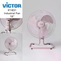 ราคา Victor พัดลม อุตสาหกรรม ขนาด18 นิ้ว รุ่น IF-1831 กำลังไฟ 85 วัตต์ ปรับความเร็วลมได้ 3 ระดับ ปรับส่ายได้ ประหยัดไฟเบอร์ 5 รับประกันมอเตอร์ 3 ปี (1729752930327235424)