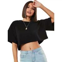 ราคา เสื้อยืดออกกำลังกายผู้หญิงแขนสั้นผ้าฝ้ายสำหรับเต้นรำ วิ่ง โยคะ ฟิตเนส เสื้อครอปโชว์เอว เสื้อกีฬาใหม่ทรงหลวมสำหรับออกกำลังกายในยิม (1734340547246262057)