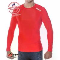 ราคา [COD] เสื้อรัดกล้ามเนื้อแขนยาว ชาย FITSUITS ORIGINAL FM-S001-14 สีแดง เสื้อรัดกล้ามเนื้อ ชุดกีฬา วิ่ง โยคะ ฟิตเนส (1732966016067209048)