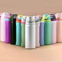 ราคา แก้วเก็บความร้อนสไตล์ Owala ขายดีใน Amazon สำหรับกีฬากลางแจ้ง ฟิตเนส ขวดน้ำร้อนและเย็น แก้วหลอด แก้วผลไม้ รถยนต์ (1733795996707293087)