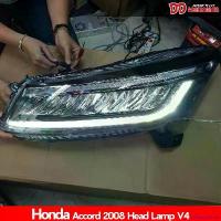 ราคา CulinaryCorner ความคงทน ไฟหน้า ไฟหน้าแต่ง Accord 2008 2009 2010 2011 2012 G8 ลาย LED V4 ไฟเลี้ยงวิ่ง สวยมาก ถูกมาก มอเตอร์ไซค์ Motorcycle รถ ไฟเลี้ยว (1730899584332892788)