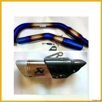 ราคา InstantIsle ปัจจุบัน คอท่อ New R15/MT-15/XSR155 งานแสตนเลส ไทเท พร้อมปลายท่อ Akrapovic R1 เงิน มอเตอร์ไซค์ Motorcycle (1730675944429029522)