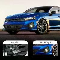 ราคา ไฟตัดหมอก LED รถยนต์, ไฟวิ่งกลางวัน, สำหรับ Kia Optima K5 2020 2021, DRL, ชุดประกอบไฟตัดหมอกกันชนด้านหน้า (1732140874487794642)