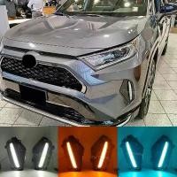 ราคา DRL รถยนต์, สำหรับ Toyota RAV 4 RAV4 2019 2020 2021 2022, ไฟตัดหมอก LED สีฟ้า, ไฟตัดหมอกเลี้ยวสีเหลือง, ไฟหน้า (1732132192598658002)