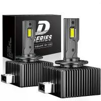 ราคา หลอดไฟ LED รถยนต์, 2 ชิ้น, 30000LM, D1S, D3S, D2S, D2R, D4S, D4R, D5S, D8S, Canbus, หลอดไฟ, สำหรับไฟรถยนต์, 6000K, ปลั๊กแอนด์เพลย์ ไฟหน้า c 300 (1732411471747908824)