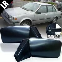 ราคา กระจกมองข้าง รถยนต์ (รุ่นปรับมือ) นิสสัน ซันนี่ Nissan Sunny B11 ปี 1982-1987 สีดำ (1733734961914610759)