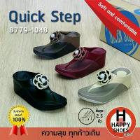ราคา [ควิกสเต็บแท้100%ไซส์ 36-40ส้น 2.5 นิ้ว] Quick Step รุ่น 8779-1048 รองเท้าทรงฟริบฟรอบ พื้นนุ่มเพื่อสุขภาพเท้า นุ่มมาก รองเท้ากินขา สงกรานต์ ลดราคา ลิซ่า รองเท้านิ่มๆ ใส่สบาย (1733200433353426933)