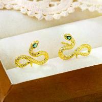 ราคา ต่างหูสไตล์จีนรุ่นใหม่ลายงู ประดับเซอร์โคเนีย ชุบทองแท้ 999 ลดราคา 90% สำหรับผู้หญิง เครื่องประดับปลอมหรูหราไม่ซีดจาง (1734021899750115008)