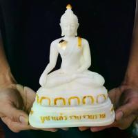 ราคา ลดราคา- หลวงพ่อพระขาว พระพุทธรูปศักดิ์สิทธิ์บูชาเสริมอำนาจบารมีเงินทอง หน้าตัก 5 นิ้วสูง 20 เซนติเมตร (1733617467096073438)
