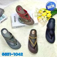 ราคา #6651-1042#รองเท้าเพื่อสุขภาพQuick stepแท้พื้นนิ่มใส่สบายพื้นสูง1.5นิ้ว คําแนะนําผลิตภัณฑ์ใหม่ของเดือนนี้ ทรงเอ หู หนีบ ลดราคา รองเท้ากินขา สงกรานต์ แตะ สวยๆ ส้น แบน พื้นนุ่ม ใส่สบาย (1733206245871879