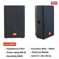 ราคา MBAAUDIOTHAILAND ลำโพง15นิ้ว ตู้มอนิเตอร์ ลำโพงMBA รุ่น PS15R2 กำลัง500วัตต์ (1729817404627520332)