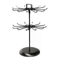 ราคา ชั้นวางเครื่องประดับหมุนได้ ศิลปะเหล็กสองชั้น ชั้นแขวนจัดเก็บของบนโต๊ะทำงาน ลิปสติก สร้อยคอ กำไลข้อมือ ชั้นวางแสดงสินค้า พวงกุญแจ (1733594927643002567)