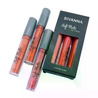 ราคา 【COD】 【COD ส่งฟรี !! Sivanna Colors Soft Matte Cream Lip Gloss HF359 3ชิ้น ลิปจิ้มจุ่ม ซีเวียน่า ลิปสติก เนื้อแมท ลิปกลอส ลิปเนื้อแมท ลิปแมท (1733514937052530105)