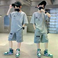 ราคา ชุดฤดูร้อนสำหรับเด็กผู้ชาย สไตล์ใหม่ สำหรับเด็กโต ชุดกีฬาแขนสั้น แฟชั่นอินเทรนด์ หล่อ boy ชุด ลูกผู้ชาย ไม้ตะพด ใส่ เล่น สงกรานต์ เด็ก ปี (1732578536383612439)