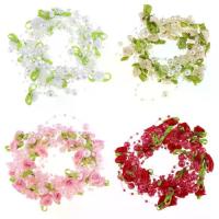 ราคา โซ่ดอกกุหลาบ 5 สาย สำหรับตกแต่งงานแต่งงาน สมุด ตกแต่ง งานฝีมือ DIY (1733193899354785389)