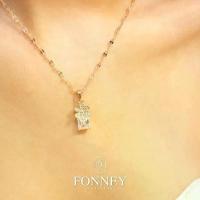 ราคา สร้อยtiffany coFonney- สร้อยคอรุ่น ไฮเดรนเยีย NL-056 (1733740706731821044)
