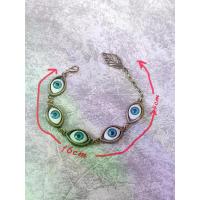 ราคา สร้อย evileyeสร้อยข้อมือ แฟชั่น ลายดวงตา อีวิลอาย evil eye ดวงตาสวรรค์ ดวงตาปีศาจ มีหลายสีให้เลือก (1734217358969636289)