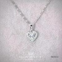 ราคา 【คนไทยแนะนำ!】 สร้อยคอพร้อมจี้ ฝังคริสตัลแท้ ลายหัวใจ ขนาดกลาง สร้อย สร้อยคอ เครื่องประดับ NK065 ValueJewelry (1733493789523346612)