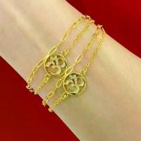 ราคา สร้อย ข้อมือ เสริมดวงสร้อยข้อมือโอม️เสริมโชค ร่ำรวย ยาว17,18cm. สร้อยข้อมือทอง2สลึง สร้อยข้อมือทองฝังเพชร 0242 (1733985968825993049)