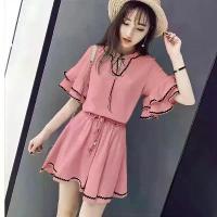 ราคา ชุดเซ็ตสองชิ้นสไตล์เกาหลีใหม่ เสื้อชีฟองแขนระบายหลวมสไตล์ฮ่องกงสำหรับผู้หญิง กางเกงขาสั้นเอวสูง เสื้อ ผ้า สาว อวบอ้วน byminny ชุด ไป ทะเล สร้อย สมายด์ สไตล์ สาวอวบ เที่ยว กันหนาว (1733613019825669641)