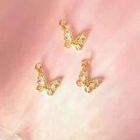 ราคา GEMELLE BUTTERFLIES PENDANT จี้ตัวเรือนเงิน92.5%รูปผีเสื้อ ประดับเพรชcz สร้อย เงิน เครื่อง ผู้หญิง (1733158374309463110)