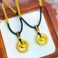 ราคา สร้อยโบว์ สร้อยคอจี้ทองทรายฝรั่งเศสโบราณ จี้ด้ายสีดำผ้าไหมทอง ไม่จางหายนาน สร้อย ถุงเงิน ถุงทอง เรียกทรัพย์ (1731304921047074750)