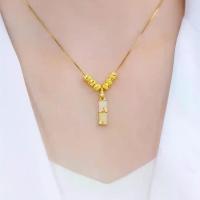 ราคา สร้อยคอไม้ไผ่, ลูกปัดฟู Wufu, ชุบทองและเงิน, สำหรับผู้หญิง, ราคาไม่แพงและหรูหรา, ชนกลุ่มน้อยระดับไฮเอนด์, ทอง 18K, สร้อยคอโซ่กระดูกไหปลาร้าเรียบง่าย กระพรวน kalongmami สร้อย mon (1732135856000567915)