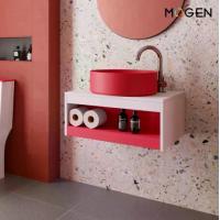 ราคา MOGEN เฟอร์นิเจอร์กันน้ำ 100 % +อ่างล้างหน้า ขนาด 60 ซม.สีขาว+อลูสีแดง (AL-105) รุ่น LMU1060/6K(AR) (1729714452573293426)