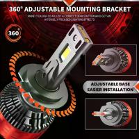 ราคา หลอดไฟ LED 2 ชิ้น สำหรับไฟหน้ารถยนต์ รุ่น H4 H7 และอื่นๆ เช่น H1 LED, H11/H8, H3, HB3 9005, HB4 9006, 9007 HB5 9008, H13 9012 กำลังสูง 260 วัตต์ ความสว่าง 6000K สีขาว เหมาะสำหรับ (1733583180060722796)