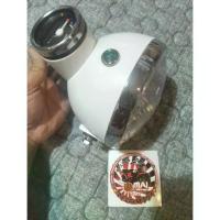 ราคา ชุดไฟหน้า+จานฉาย+เรือนไมล์ ครบชุด แบบสั้น (สีขาว) monkey gorilla (1733173433950570111)