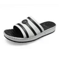 ราคา [จัดส่งทันที] รองเท้าแตะ Taywin รุ่น Skc-15 สีขาว-ดำ หนัง Nappa (1733367417073403874)