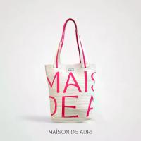 ราคา แนะนำ แนะนำ กระเป๋าผ้า Knit รุ่น SAC POP สีชมพู กระเป๋าผ้าผู้หญิง กระเป๋าแฟชั่น กระเป๋าถือ กระเป๋าสะพายไหล่ กระเป๋าสะพายข้าง จุของได้เยอะ งานเรียบ สวย พร้อมส่ง - MAISON DE AURITikTok (1734145227782850