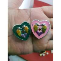 ราคา (100ใบ)ตลับสีผึ้งสาริการูปหัวใจลงยาสีพาสเทล สีเขียว สีชมพู (1733079034607666400)