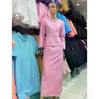 ราคา ชุดไทยจิตรลดา สีชมพู ผ้าไหมอิตาลีเกรดเอ Thaidress (1733960328266024460)