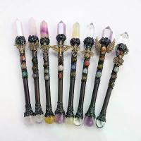 ราคา คทาคริสตัล วัสดุธรรมชาติ เสา คริสตัลสีม่วง สีชมพู และสีขาว ไม้กายสิทธิ์วิเศษนางฟ้า DIY ทำจากหินกึ่งมีค่าและแท่งไม้ (1731893958159009960)