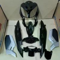 ราคา ❅ชุดสี nouvo mx สีดำ เฟรมรถ นูโวเอ็มเอ็ก ยกชุด7ชิ้น พร้อมปิดแบต2ชิ้น นูโว❀ (1733841461637449351)