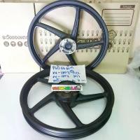 ราคา ล้อแม็ก WAVE110i สีดำ ล้อแม็ก ขอบ17 **5ก้านเดิมตัวหนา** ลายเดิมติดรถ WAVE110i ใหม่ ******ตัวหนา6.7****** (1733598342394447126)