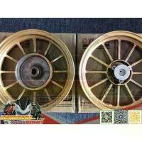 ราคา ล้อแม็กซ์ Yamaha Mio/Fino แท้ศูนย์ ขอบ12 สีทอง ดำ,3 รู (ไม่มีกล่อง) (1733008750490978239)