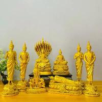 ราคา พระประจำ วันเกิด แร่เหล็กน้ำพี้ รุ่นหน้า 5 นิ้ว(องค์ใหญ่) สีทอง บูชาวันนี้แถมฟรีฐานรององค์พระ (1733874852477175603)