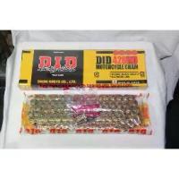 ราคา โซ่ 428 132ข้อ สีทอง ข้อหนา DID Japan ญี่ปุ่น Yamaha R15 M-Slaz Honda Sonic CBR150 KR150 GTO RXS RXZ TZR VR150สินค้าใหม่ (1733324962512537581)