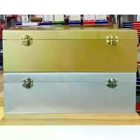 ราคา ไทยพุทธศาสนา พระពុท្ធ กล่อง 3 ชั้น สีทอง 54 ช่อง ( ช่อง 5 × 7 cm.) 9" × 13"× 4" 23 × 33 × 10 cm. เพิ่มทรัพย์กล่องพระ กล่องใส่พระ พระปทม สมรส (1733026771933366125)