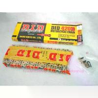 ราคา โซ่ 420 132ข้อ DID สีทอง KR150 Serpico TZR150 สำหรับล้างบาง420 สินค้าใหม่ นำเข้าจากญี่ปุ่น พร้อมชุดข้อต่อ Firstmotorshop (1733290863181662057)