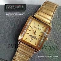 ราคา us submarine รุ่น S-1012M นาฬิกาผู้หญิง นาฬิกาข้อมือ ควอทซ์ สีทอง มีวันที่ กันน้ำ ของแท้100% (1734281334044460876)