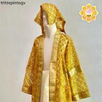 ราคา ✸ชุดนาค สีทอง (เสื้อนาค/ผ้าคลุมหัวนาค/ผ้านุ่ง) สำหรับบวชพระ✱ (1733569566594598615)
